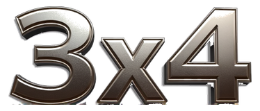 3x4 logo